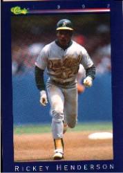 1992 Classic Game #118 Rickey Henderson