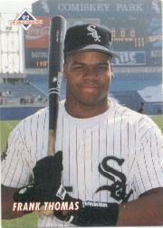 1992 Colla Thomas #1 Frank Thomas/Front pose/bat on shoulder