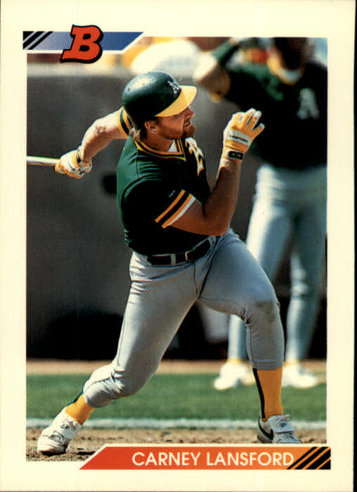 1992 Bowman #78 Carney Lansford