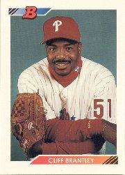 1992 Bowman #120 Cliff Brantley