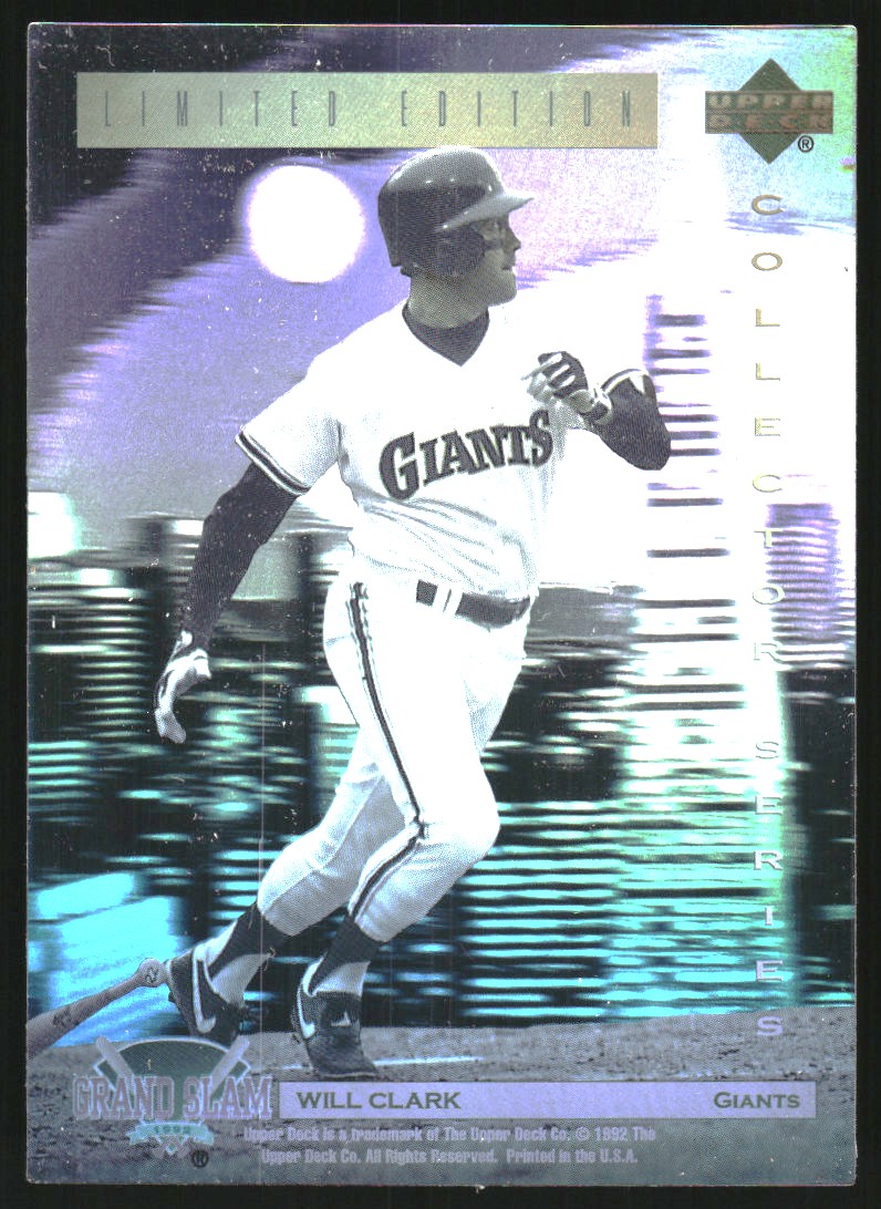 1992 Denny's Holograms #24 Will Clark