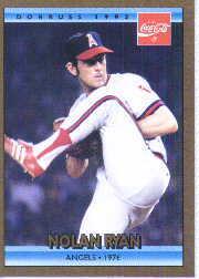1992 Donruss Coke Ryan #10 Nolan Ryan/1976 CA