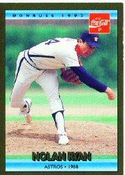 1992 Donruss Coke Ryan #22 Nolan Ryan/1988 HA