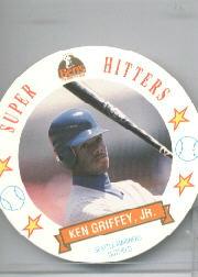 1992 MSA Ben's Super Hitters Discs #10 Ken Griffey Jr.