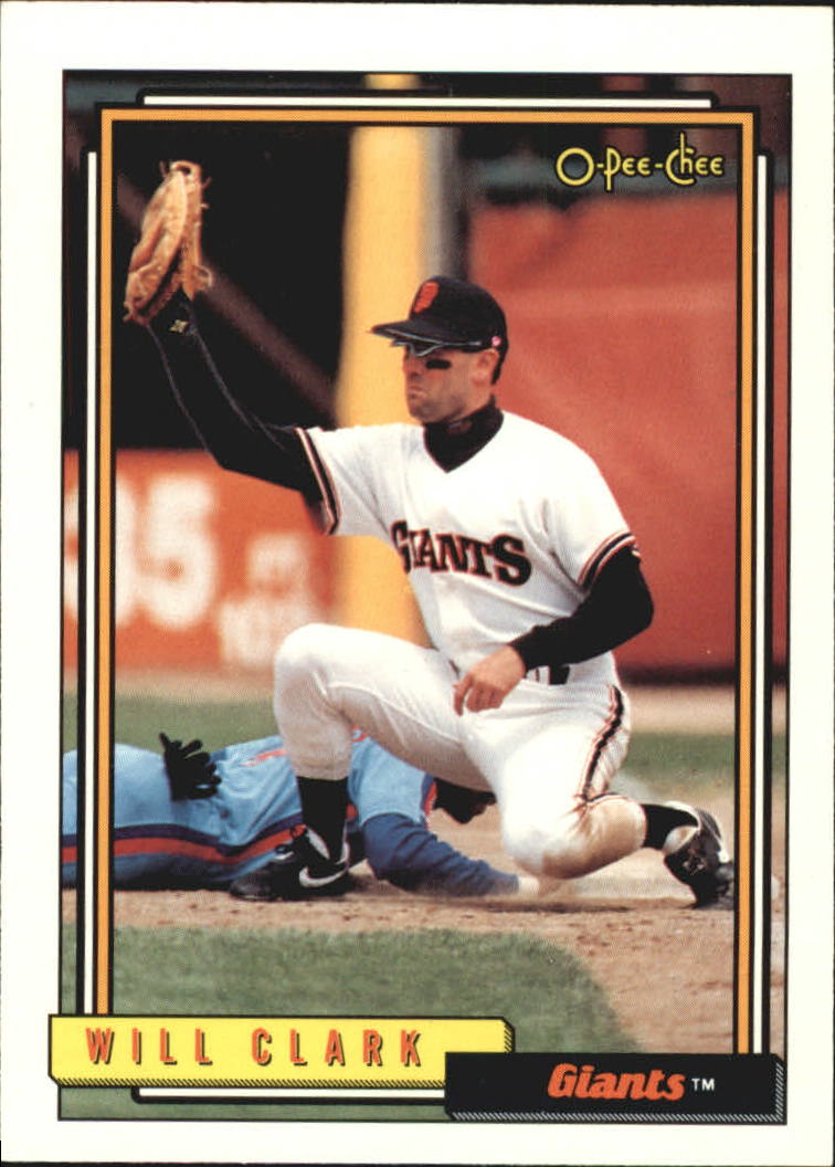 1992 O-Pee-Chee #330 Will Clark