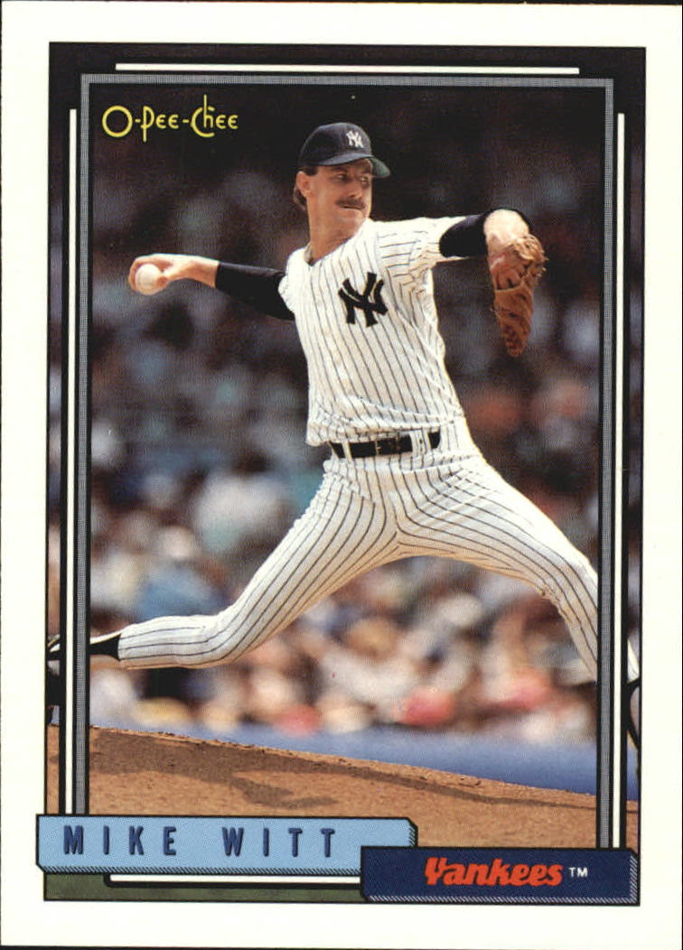 1992 O-Pee-Chee #357 Mike Witt