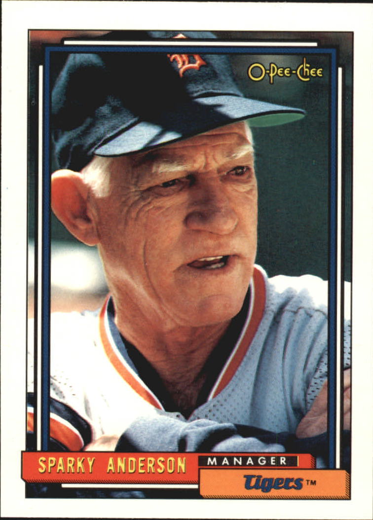 1992 O-Pee-Chee #381 Sparky Anderson MG