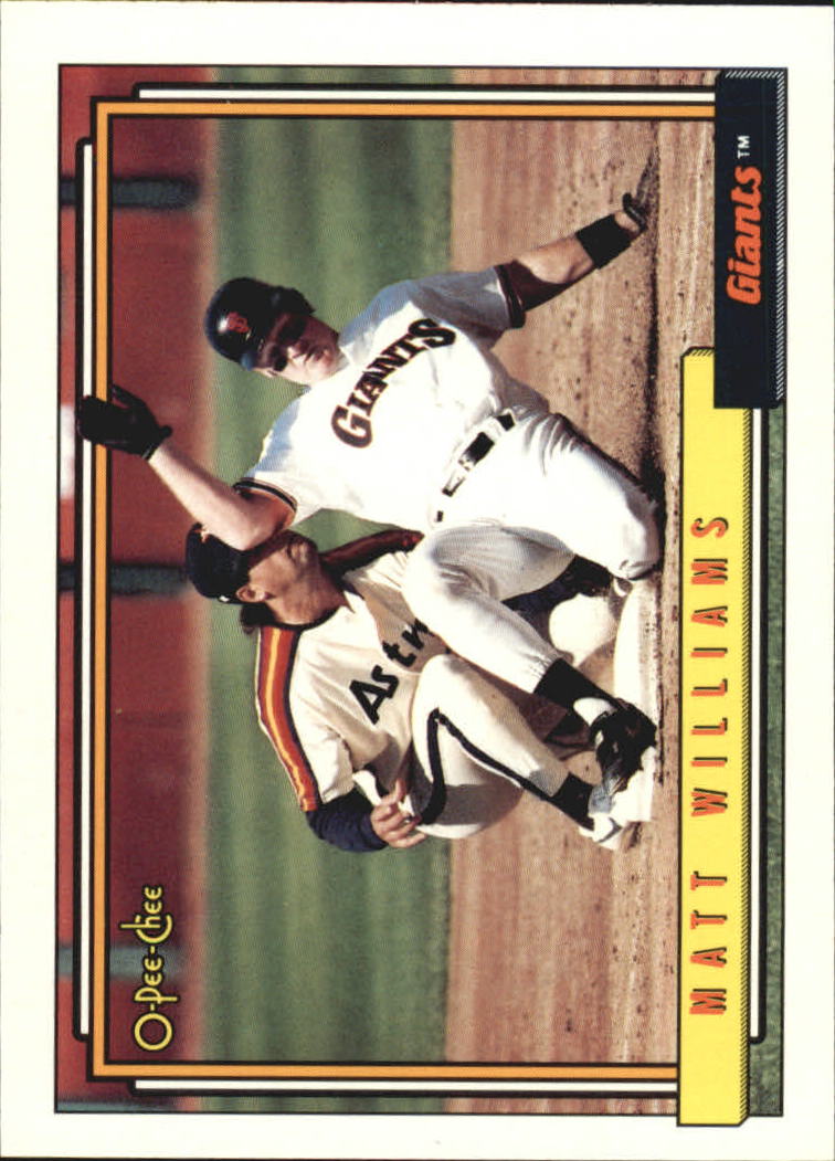 1992 O-Pee-Chee #445 Matt Williams