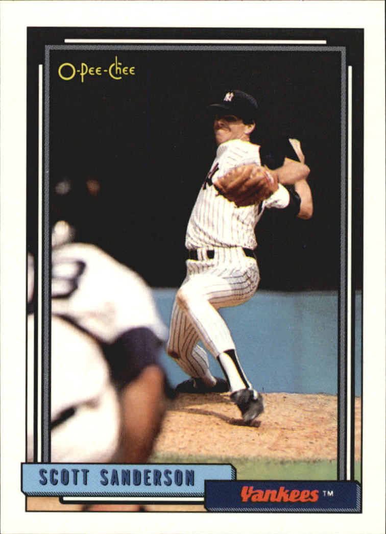 1992 O-Pee-Chee #480 Scott Sanderson