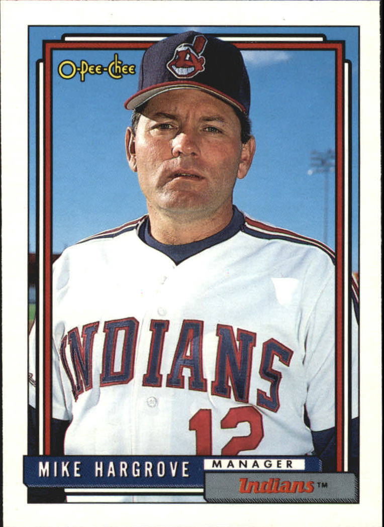 1992 O-Pee-Chee #609 Mike Hargrove MG
