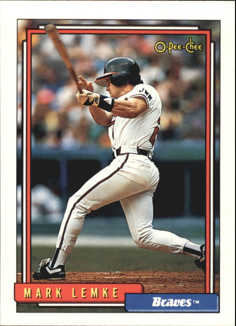 1992 O-Pee-Chee #689 Mark Lemke