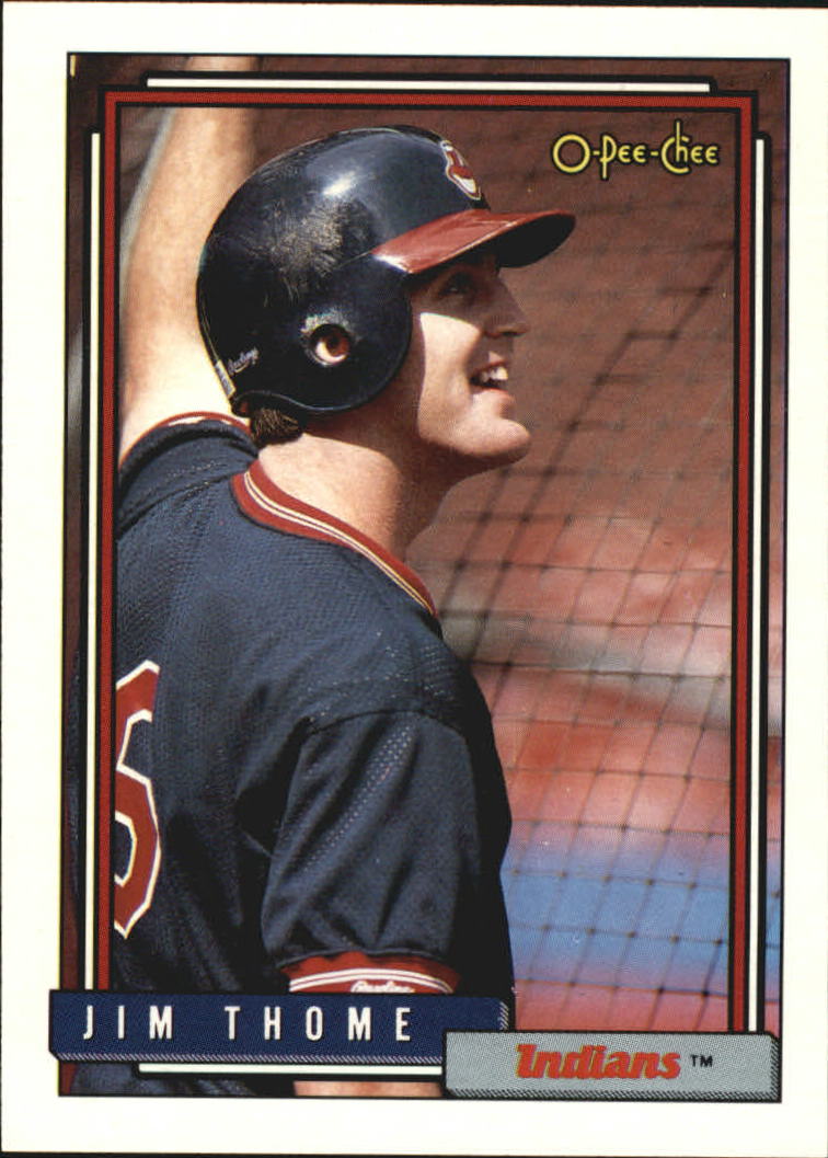 1992 O-Pee-Chee #768 Jim Thome