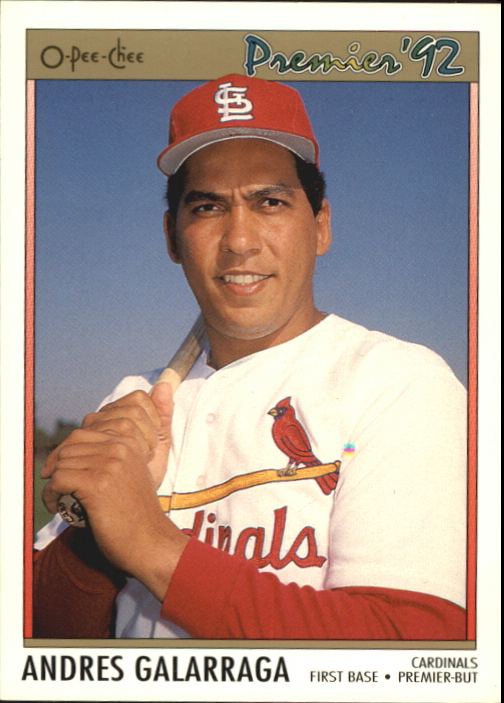 1992 O-Pee-Chee Premier #191 Andres Galarraga