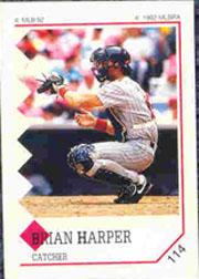 1992 Panini Stickers #114 Brian Harper