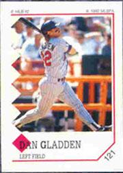 1992 Panini Stickers #121 Dan Gladden