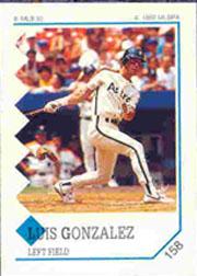 1992 Panini Stickers #158 Luis Gonzalez