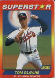1992 Score 100 Superstars #15 Tom Glavine
