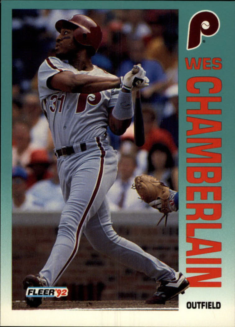 1992 Fleer #524 Wes Chamberlain