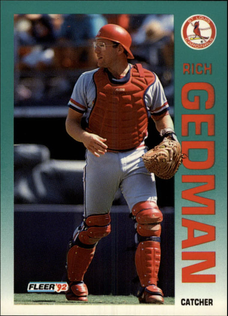 1992 Fleer #577 Rich Gedman