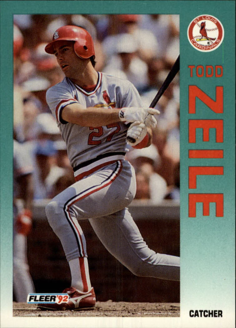 1992 Fleer #596 Todd Zeile