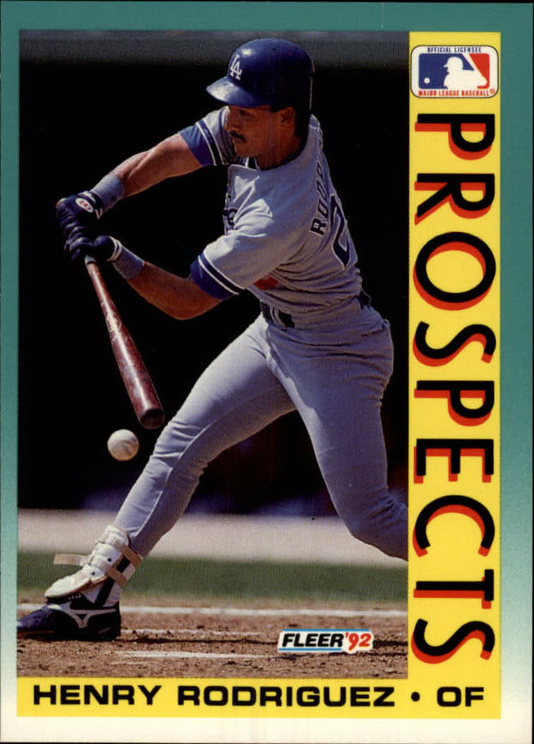 1992 Fleer #661 Henry Rodriguez MLP