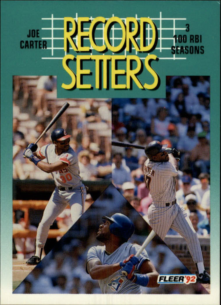 1992 Fleer #685 Joe Carter RS