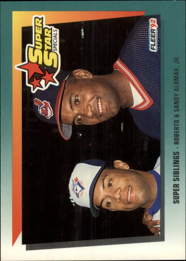 1992 Fleer #698 Roberto/Sandy Alomar