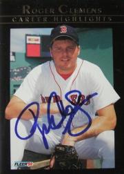 1992 Fleer Clemens #AU Roger Clemens AU/2000