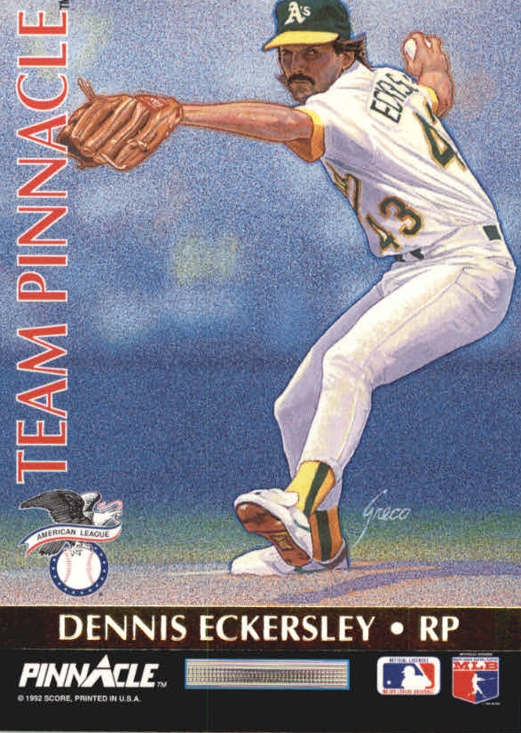 1992 Pinnacle Team Pinnacle #11 D.Eckersley/R.Dibble