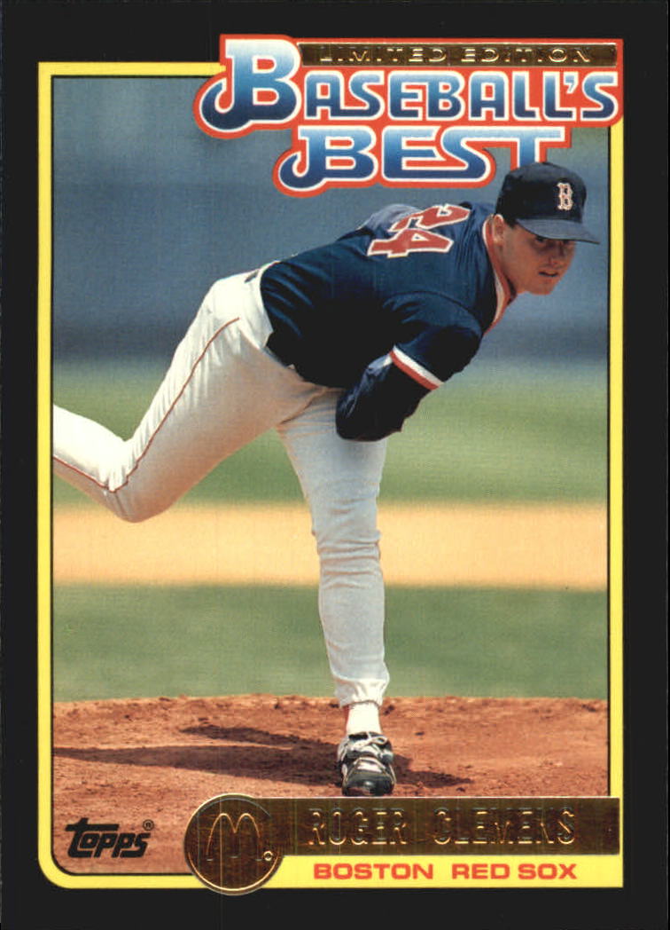 1992 Topps McDonald's #10 Roger Clemens