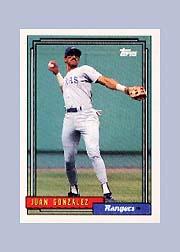 1992 Topps Micro #27 Juan Gonzalez