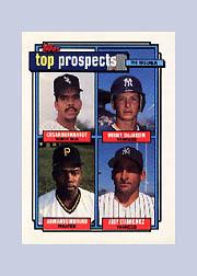 1992 Topps Micro #179 DeJard/Moreno/Stank