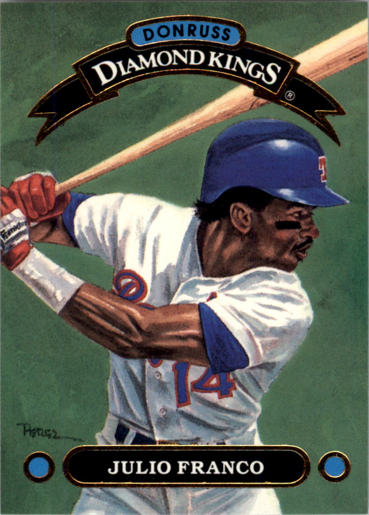 1992 Donruss Diamond Kings #DK4 Julio Franco