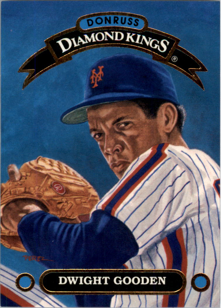 1992 Donruss Diamond Kings #DK15 Dwight Gooden