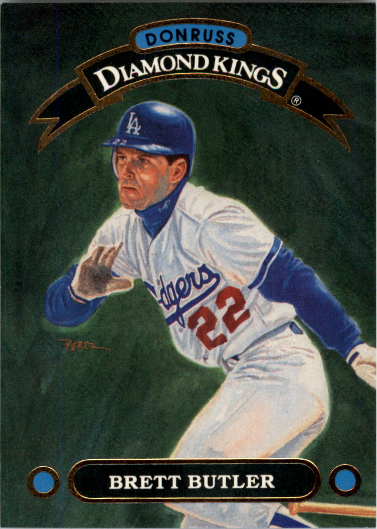 1992 Donruss Diamond Kings #DK18 Brett Butler