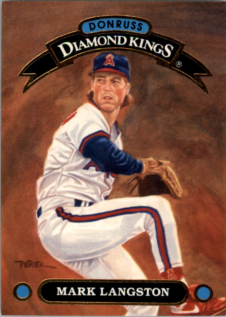 1992 Donruss Diamond Kings #DK20 Mark Langston