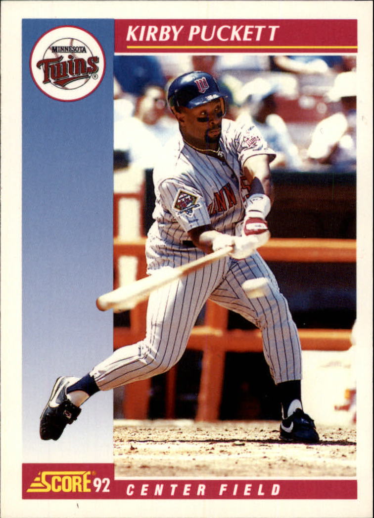 1992 Score #600 Kirby Puckett
