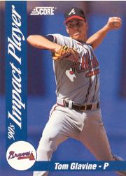 1992 Score Impact Players #49 Tom Glavine