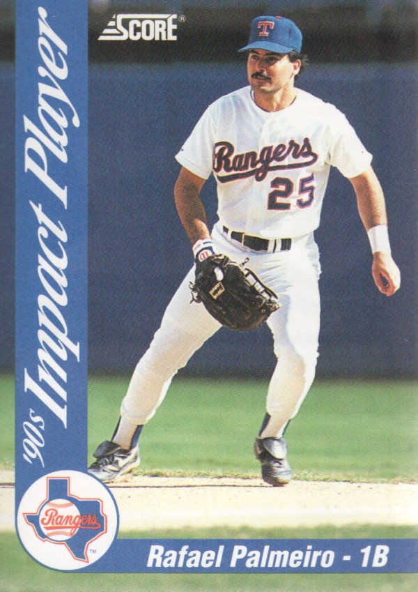 1992 Score Impact Players #68 Rafael Palmeiro