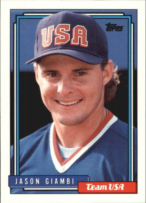 1992 Topps Traded #40T Jason Giambi USA