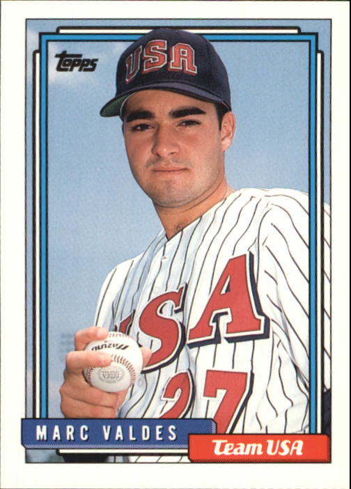 1992 Topps Traded #121T Marc Valdes USA RC