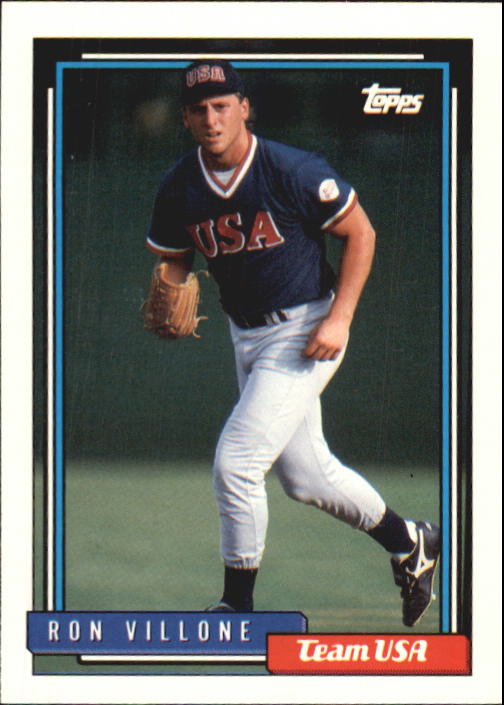 1992 Topps Traded #124T Ron Villone USA RC