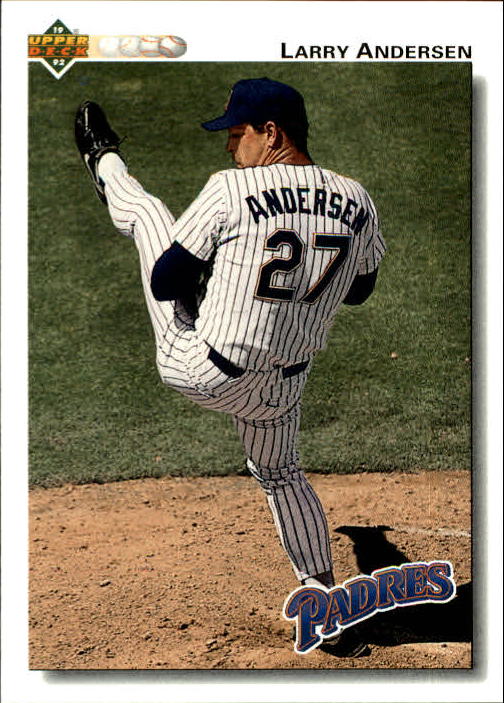 1992 Upper Deck Gold Hologram #587 Larry Andersen