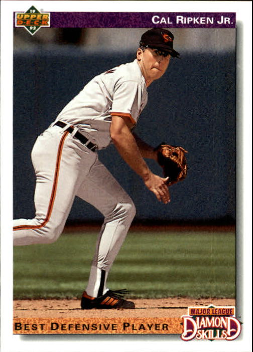 1992 Upper Deck Gold Hologram #645 Cal Ripken DS