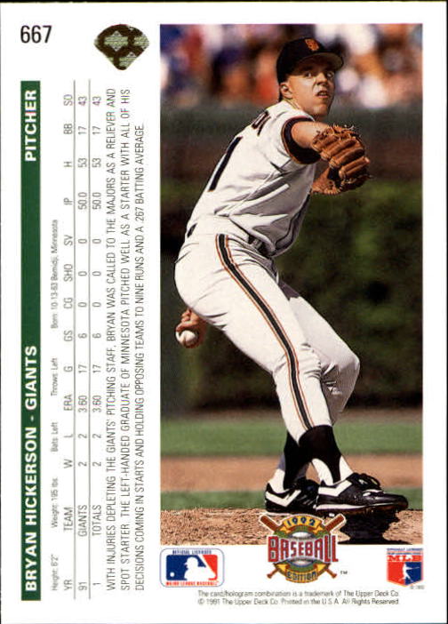 1992 Upper Deck Gold Hologram Baseball Card Pick 569800 eBay