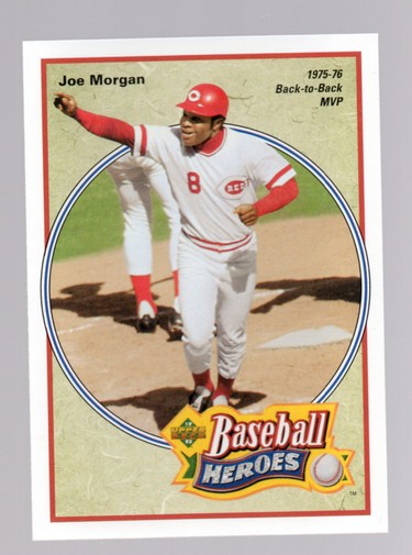 1992 Upper Deck Bench/Morgan Heroes #41 Joe Morgan