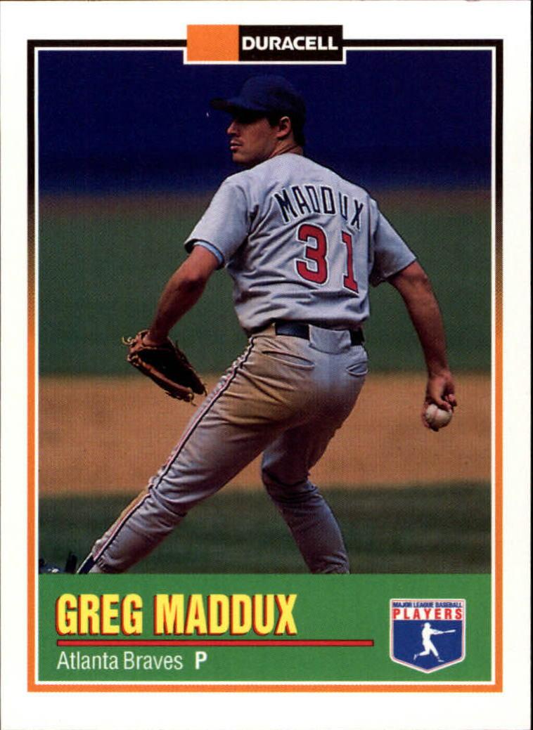 1993 Duracell Power Players II #12 Greg Maddux