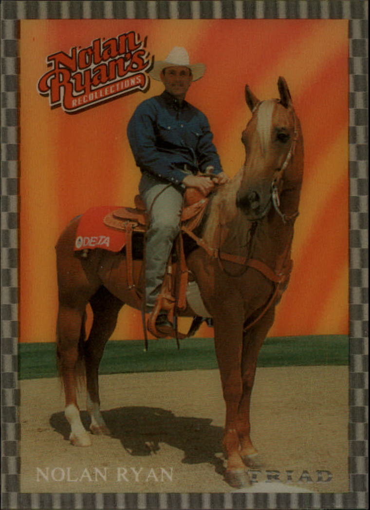 1993 Ryan Whataburger #1 Nolan Ryan/On horse