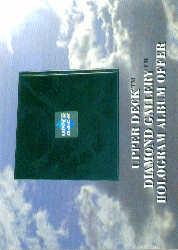 1993 Upper Deck Diamond Gallery #NNO Album Offer Card