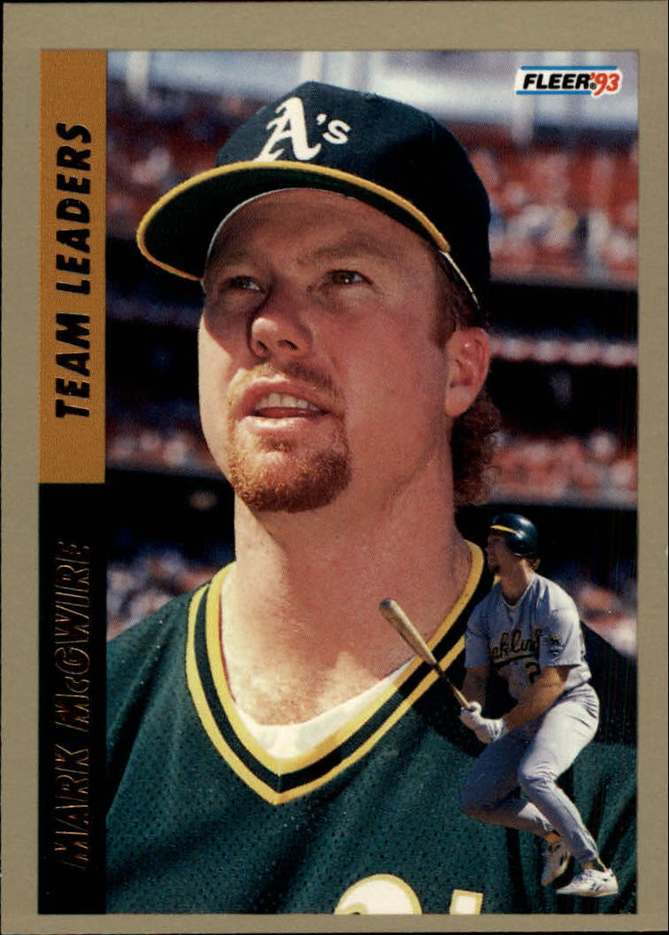 1993 Fleer Team Leaders #AL2 Mark McGwire